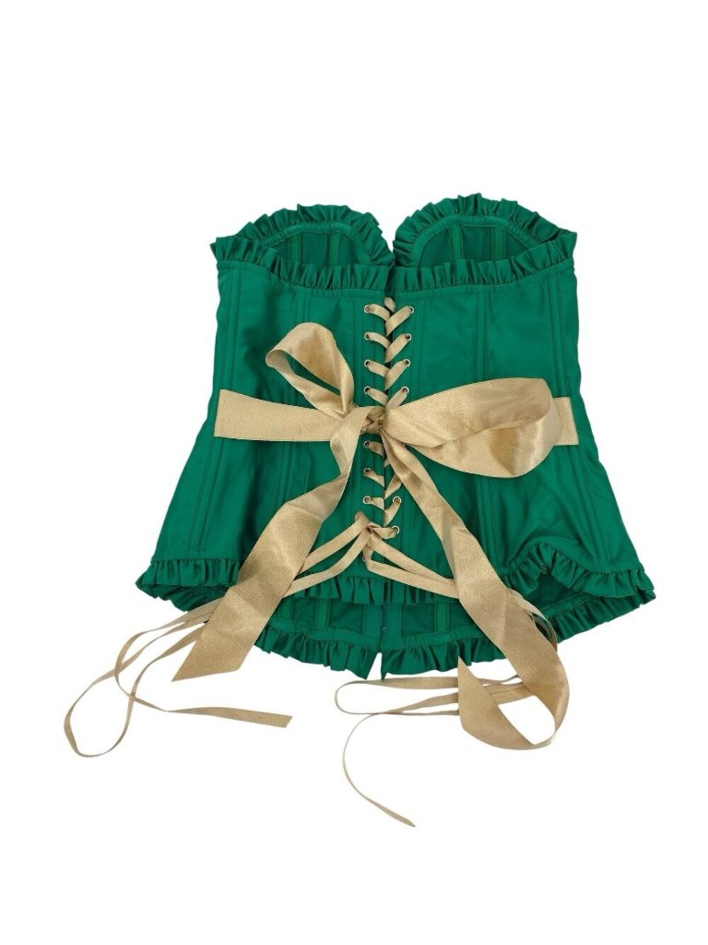 Victoria's Secret Size M Corset Sexy Little Things Green Y2k Strapless Festival